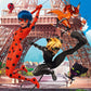 Ravensburger Puzzle - Miraculous: Unsere Helden Ladybug und Cat Noir, 3 x 49 Teile