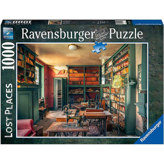 Ravensburger Puzzle - Mysterious castle library - Lost Places, 1000 Teile