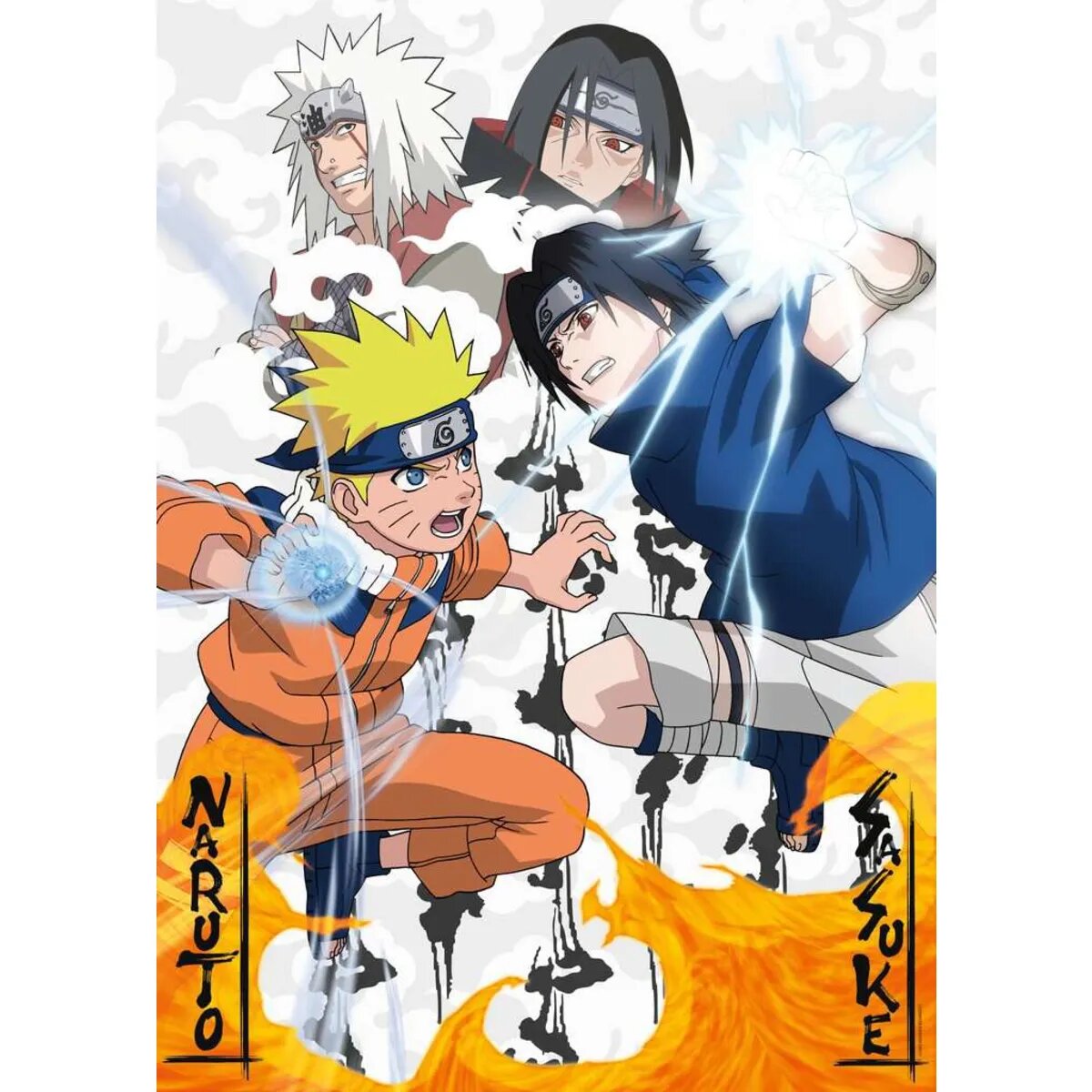 Ravensburger Puzzle - Naruto vs. Sasuke, 1000 Teile