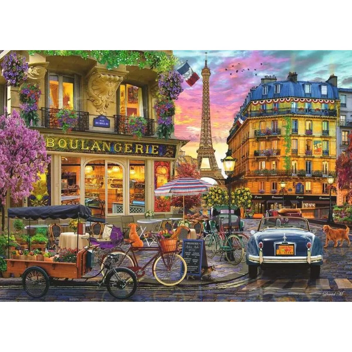 Ravensburger Puzzle - Paris im Morgenrot, 1000 Teile