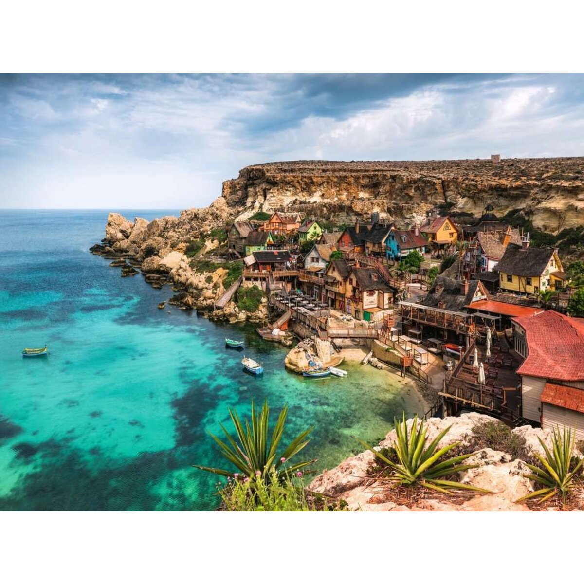 Ravensburger Puzzle - Popey Village, Malta, 1500 Teile