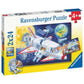 Ravensburger Puzzle - Reise durch den Weltraum, 2 x 24 Teile