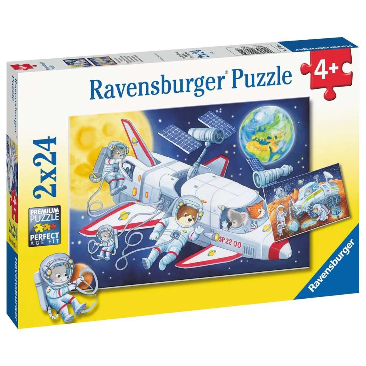 Ravensburger Puzzle - Reise durch den Weltraum, 2 x 24 Teile
