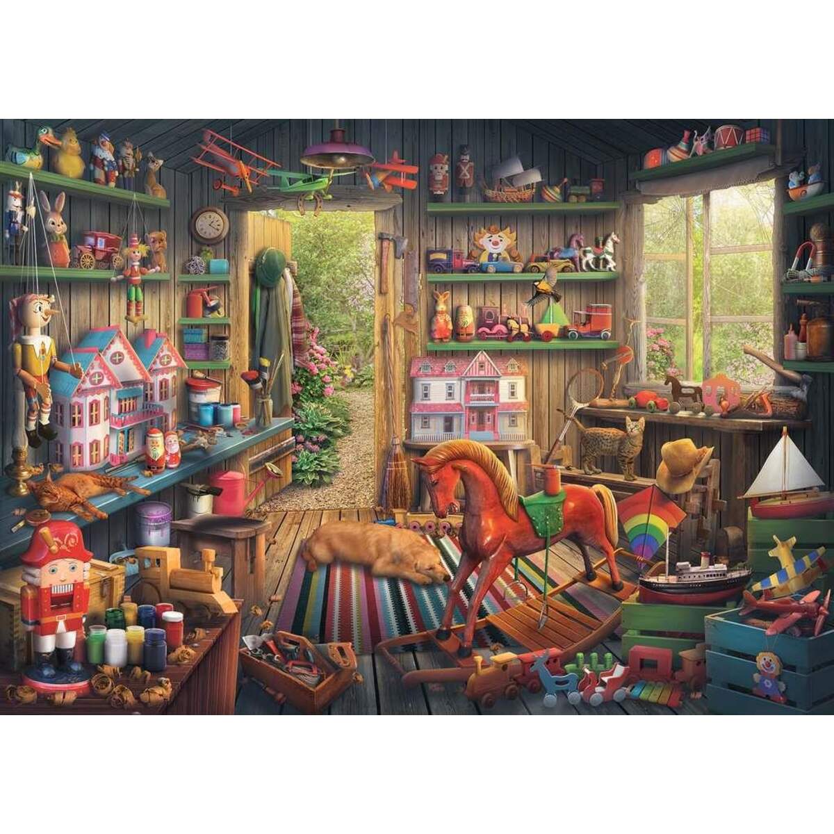 Ravensburger Puzzle - Spielzeug von damals, 1000 Teile