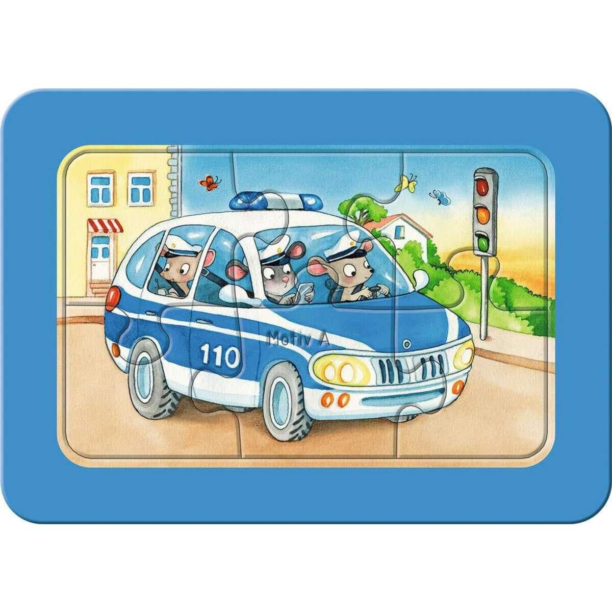 Ravensburger Puzzle - Tiere im Einsatz, 18 Teile