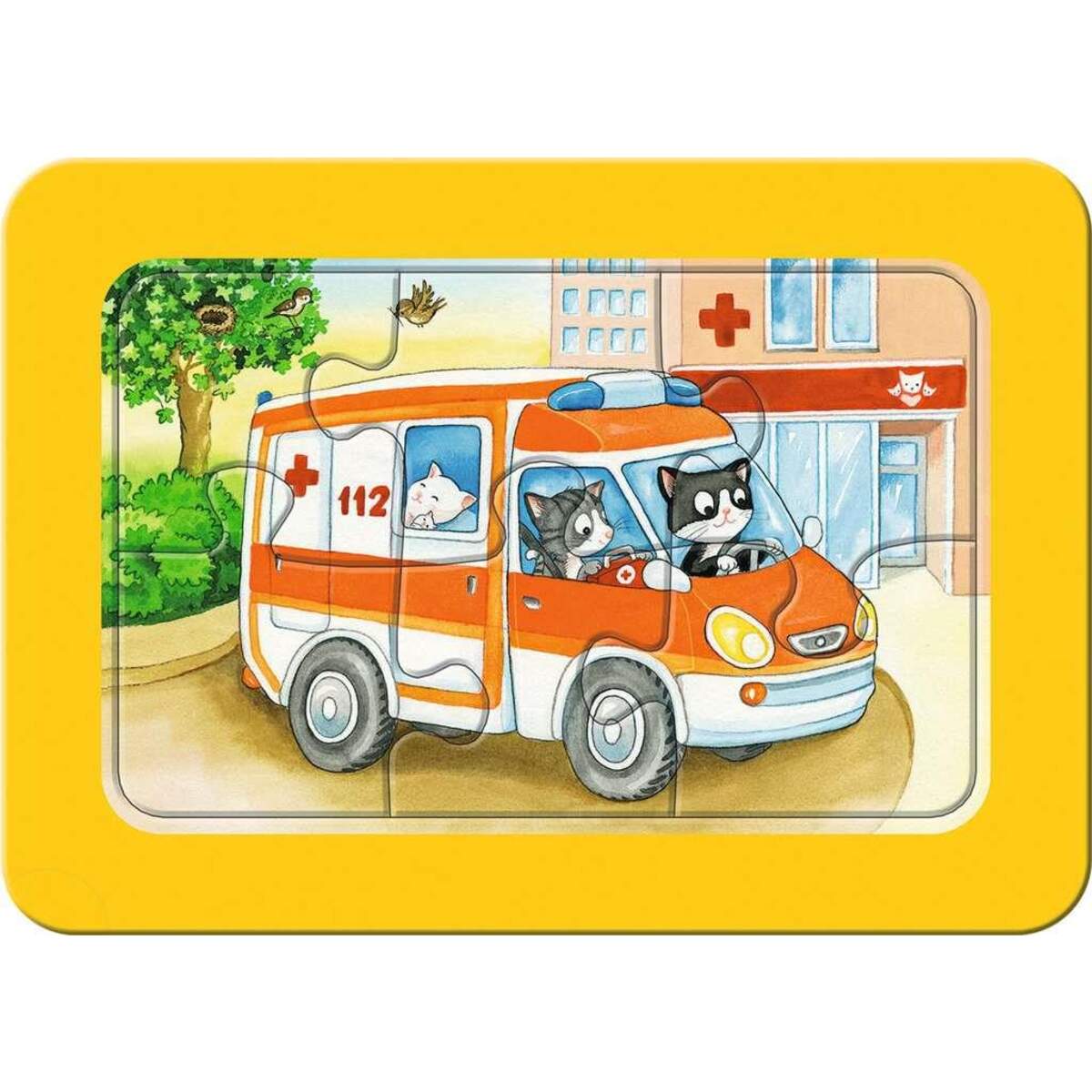 Ravensburger Puzzle - Tiere im Einsatz, 18 Teile