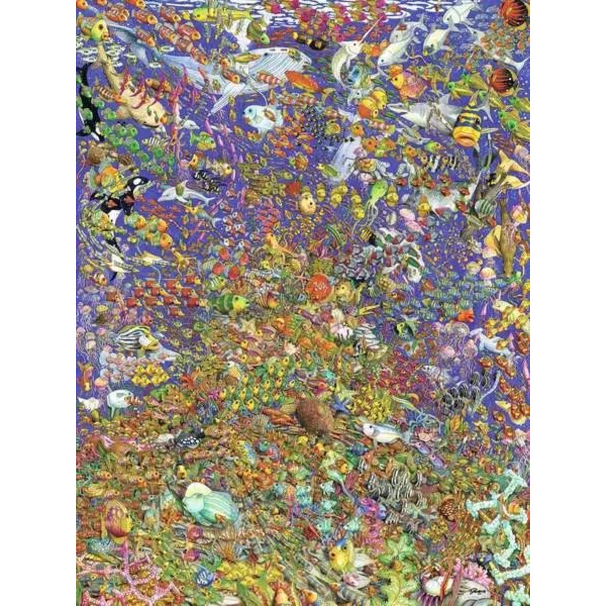 Ravensburger Puzzle - Viele bunte Fische, 1500 Teile