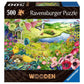 Ravensburger Wooden Puzzle - Wilder Garten, 500 Teile
