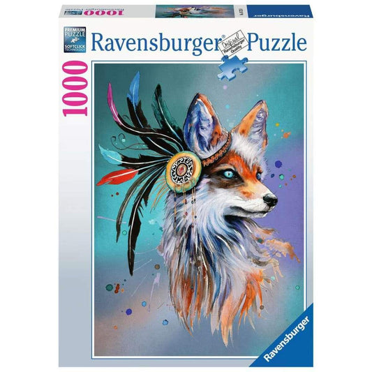 Ravensburger Puzzle 16725 - Boho Fuchs, 1000 Teile