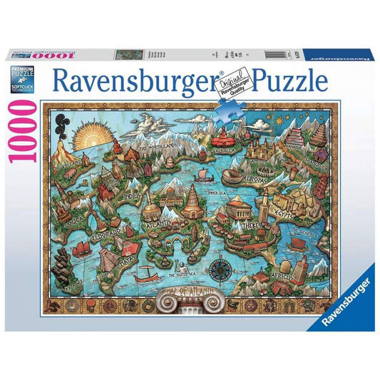 Ravensburger Puzzle 16728 - Geheimnisvolles Atlantis, 1000 Teile