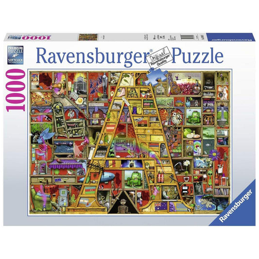Ravensburger Puzzle Awsome Alphabet A, 1000 Teile