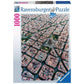 Ravensburger Puzzle Barcelona von Oben, 1000 Teile