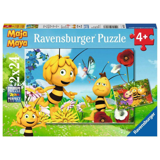 Ravensburger Puzzle Biene Maja und iher Freunde 2x24 Teile