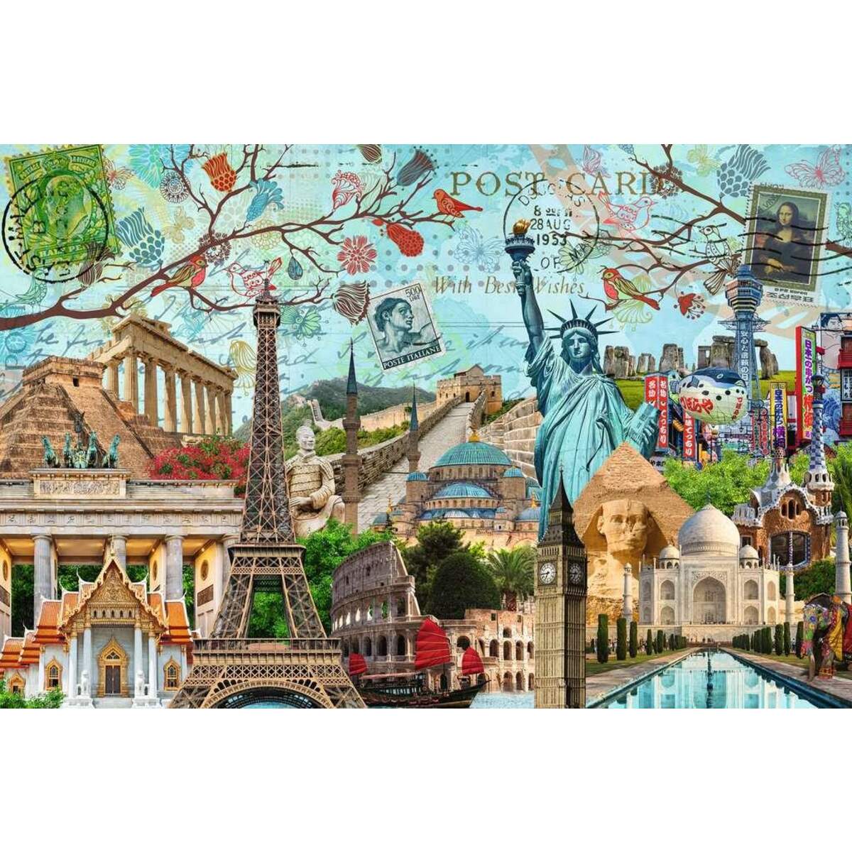 Ravensburger Puzzle Big City Collage, 5000 Teile