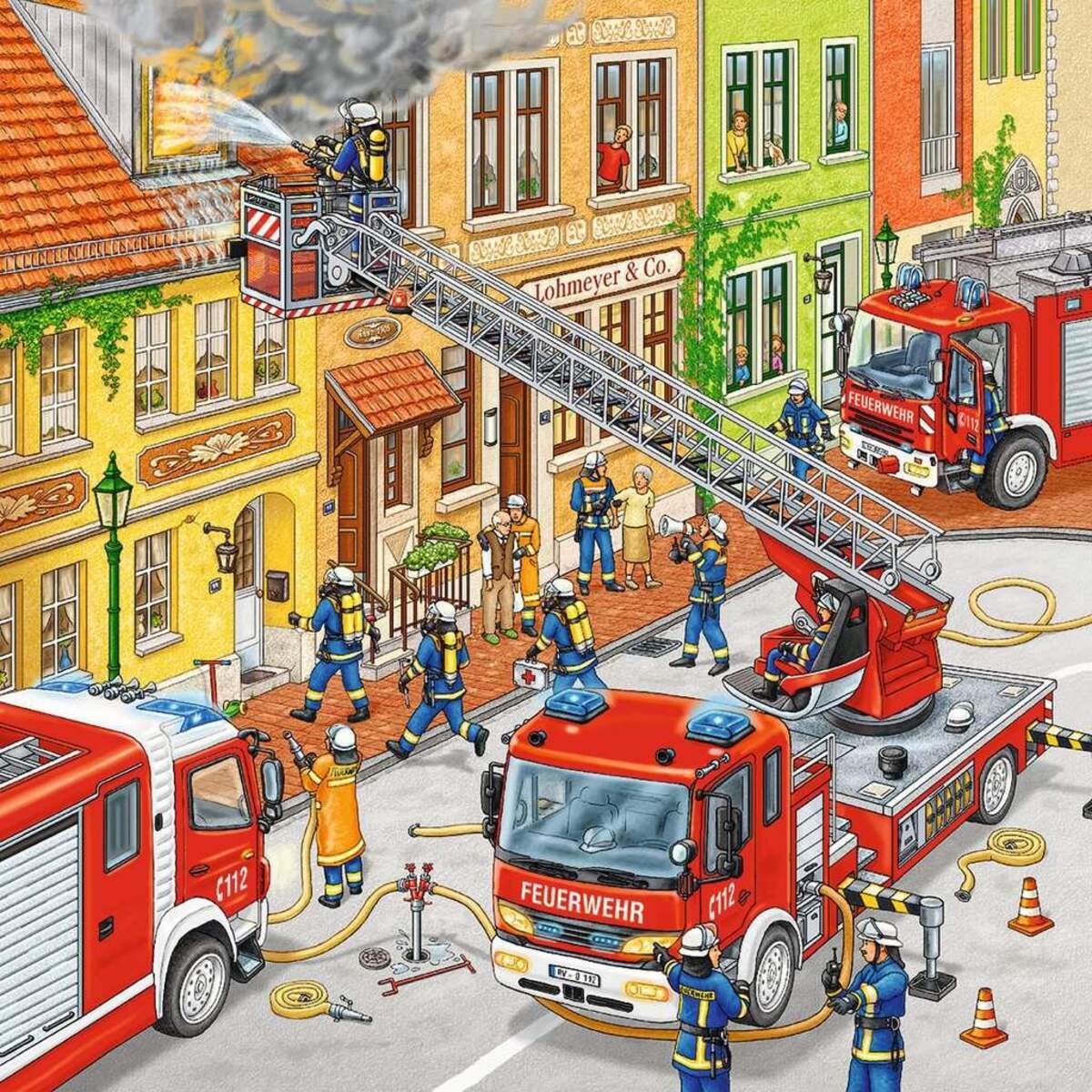 Ravensburger Puzzle Feuerwehreinsatz 3 x 49 Teile