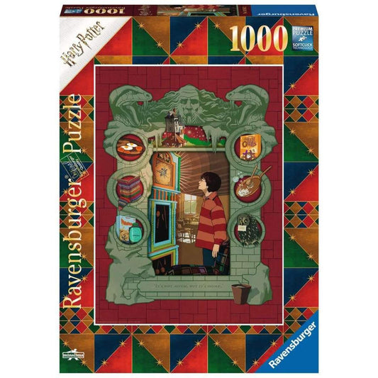 Ravensburger Puzzle Harry Potter bei der Weasley Familie, 1000 Teile