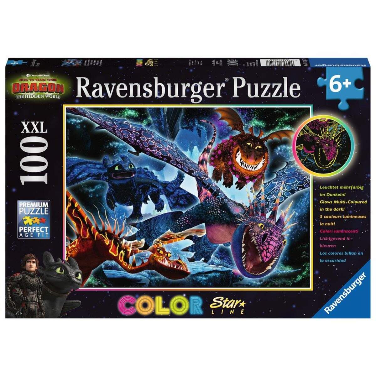 Ravensburger Puzzle Leuchtende Dragons