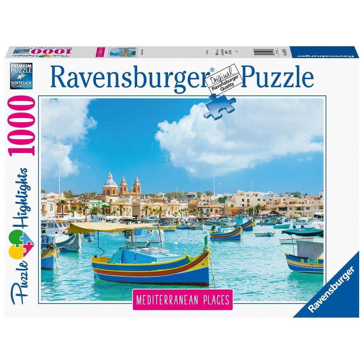 Ravensburger Puzzle Mediterranean Places, Malta, 1000 Teile