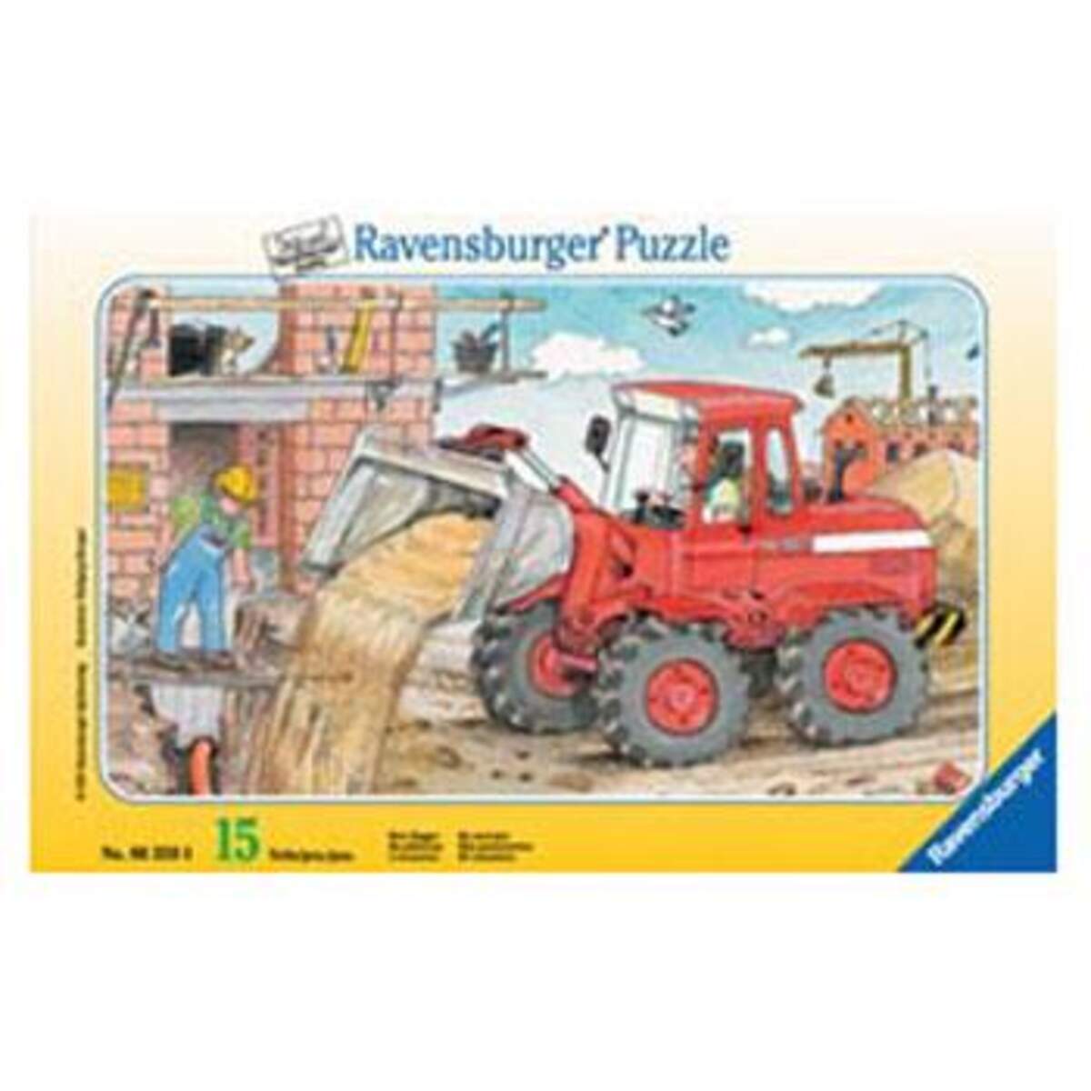 Ravensburger Puzzle Mein Bagger, 15 Teile