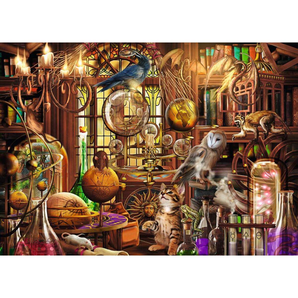 Ravensburger Puzzle Merlins Labor 1000 Teile