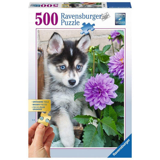 Ravensburger Puzzle Putziger Husky, 500 Teile