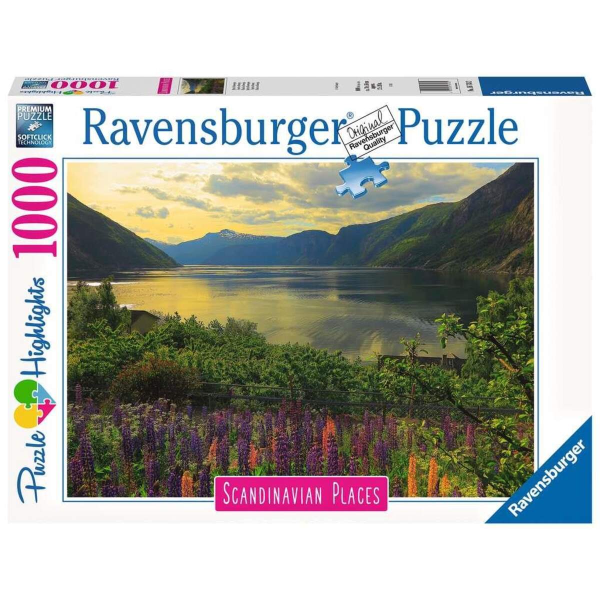 Ravensburger Puzzle Scandinavian Places - Fjord in Norwege, 1000 Teile