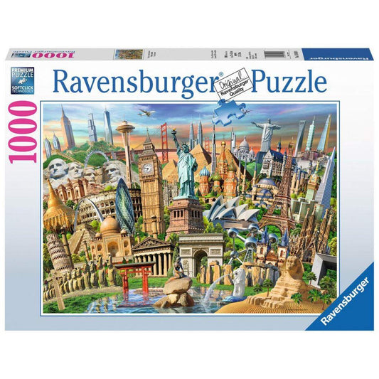Ravensburger Puzzle Sehenswürdigkeiten Weltweit, 1000 Teile
