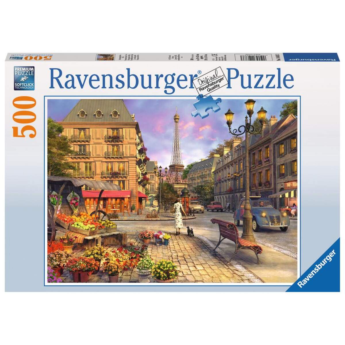 Ravensburger Puzzle Spaziergang durch Paris, 500 Teile