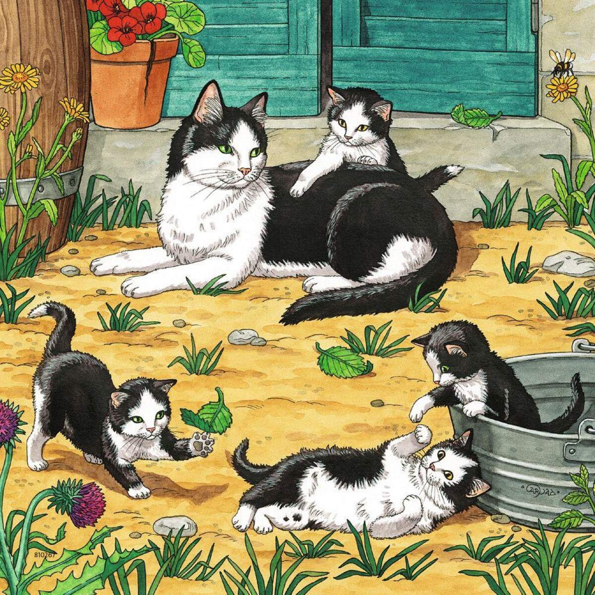Ravensburger Puzzle Süße Katzen und Hunde 3x49 Teile