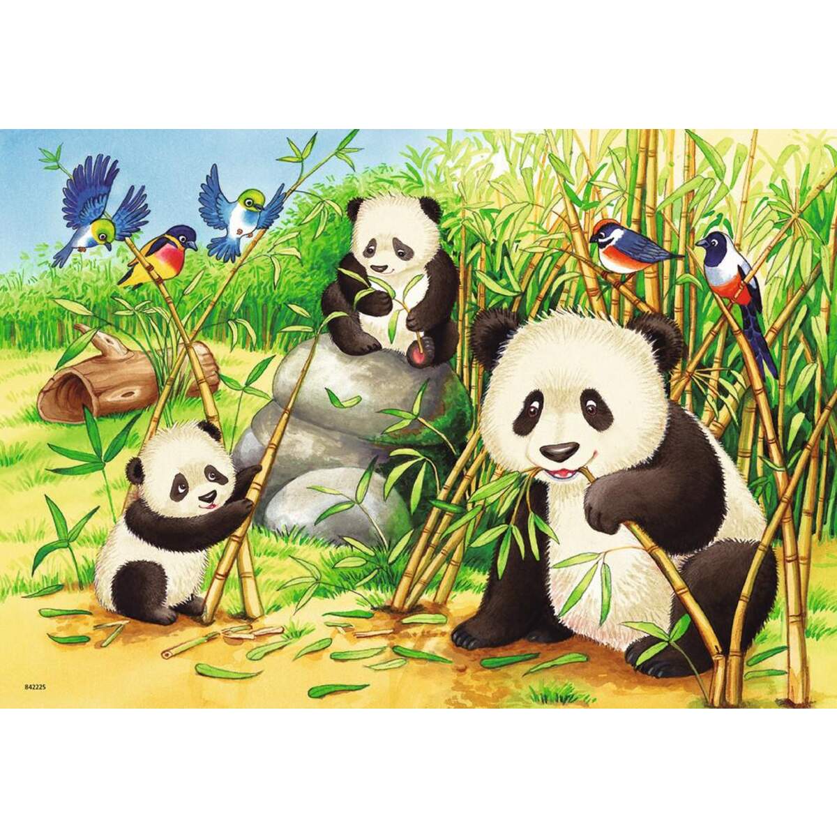 Ravensburger Puzzle Süße Koalas und Pandas, 2 x 24 Teile