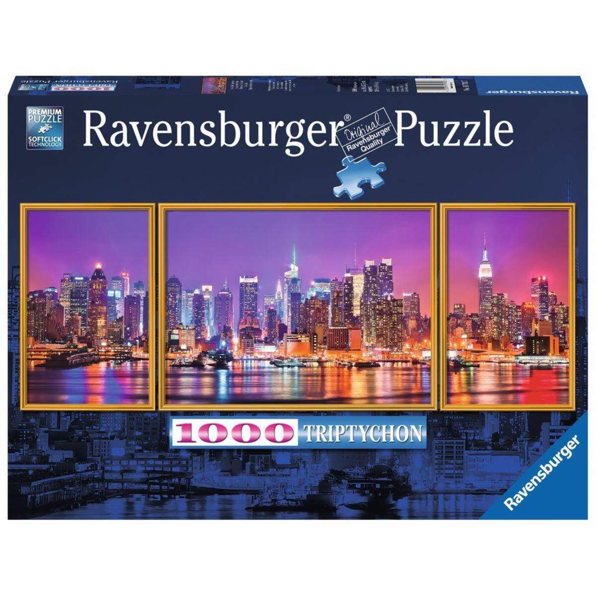 Ravensburger Puzzle Typtichon New York, 1000 Teile