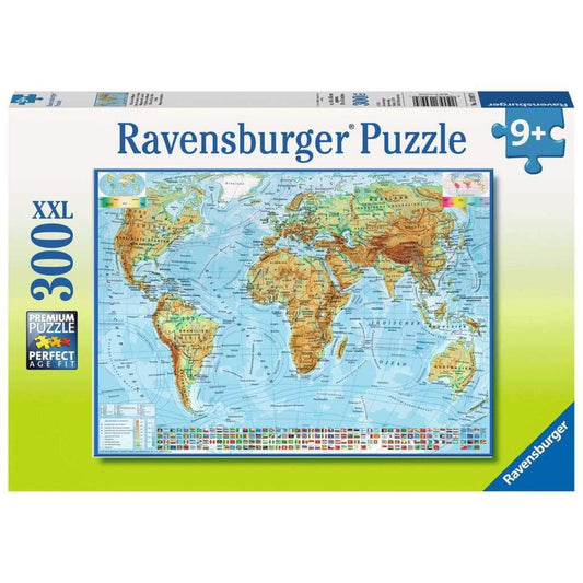 Ravensburger Puzzle Weltkarte, 300 XXL Teile