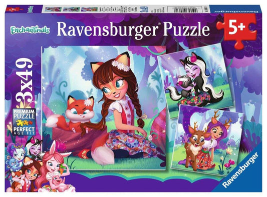 Ravensburger Puzzle Wundervolle Welt der Enchantimals 3x49 Teile
