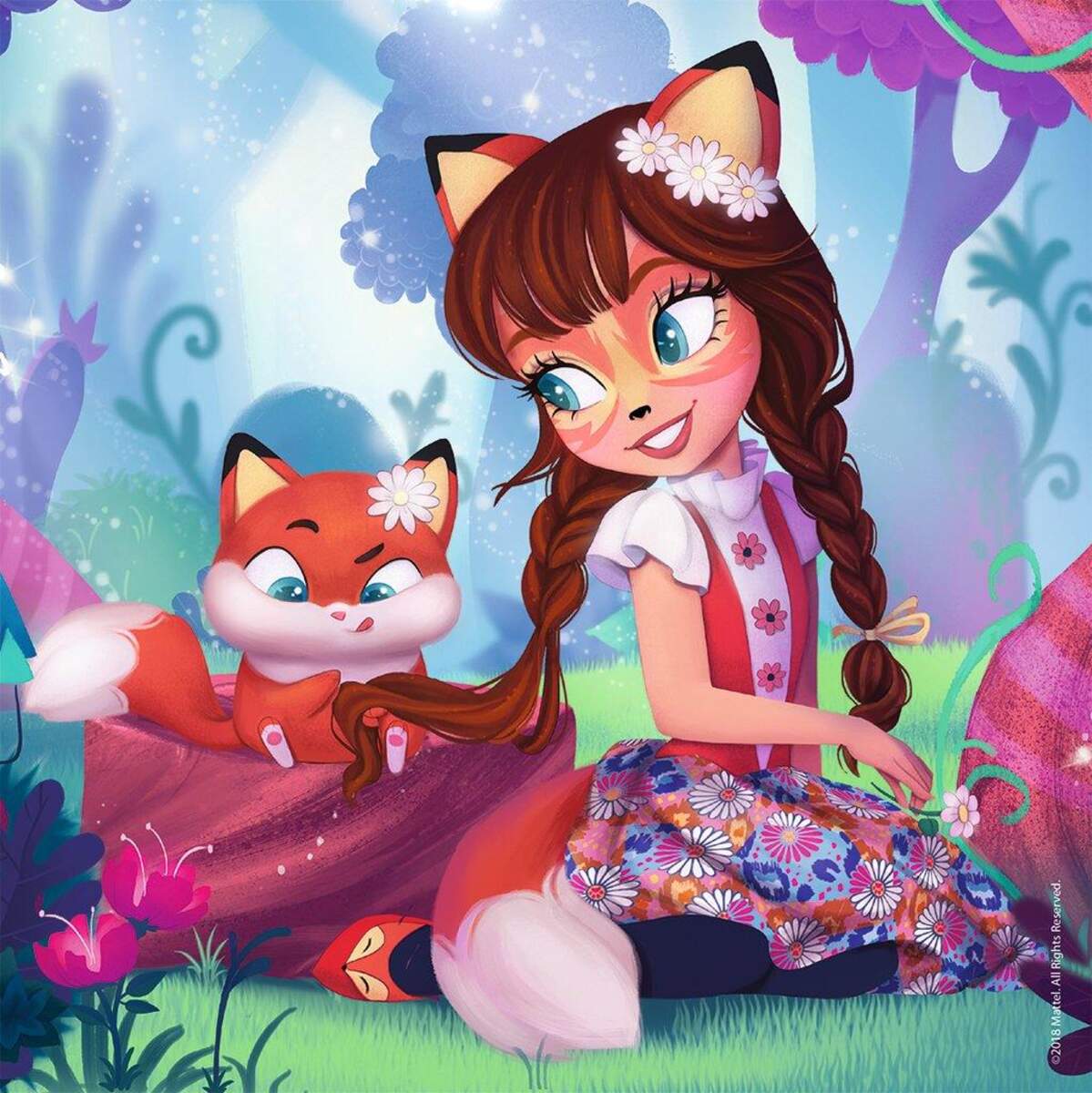 Ravensburger Puzzle Wundervolle Welt der Enchantimals 3x49 Teile