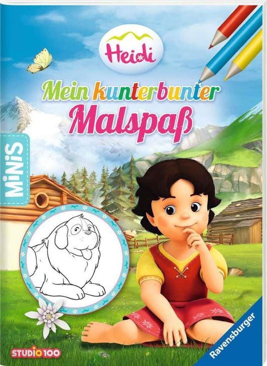 Ravensburger Ravensburger Minis: Heidi - Mein kunterbunter Malspaß