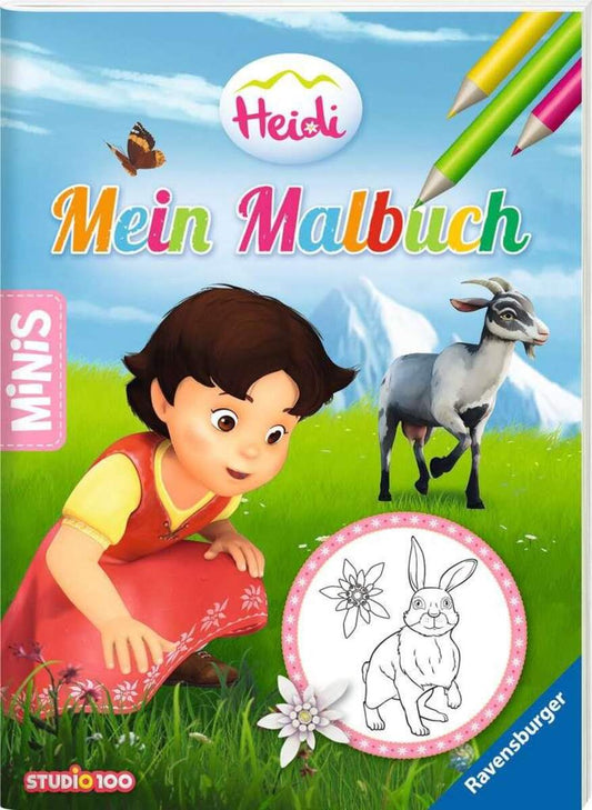 Ravensburger Ravensburger Minis: Heidi - mein Malbuch