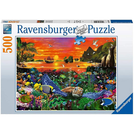Ravensburger Schildkröte im Riff, 500 Teile