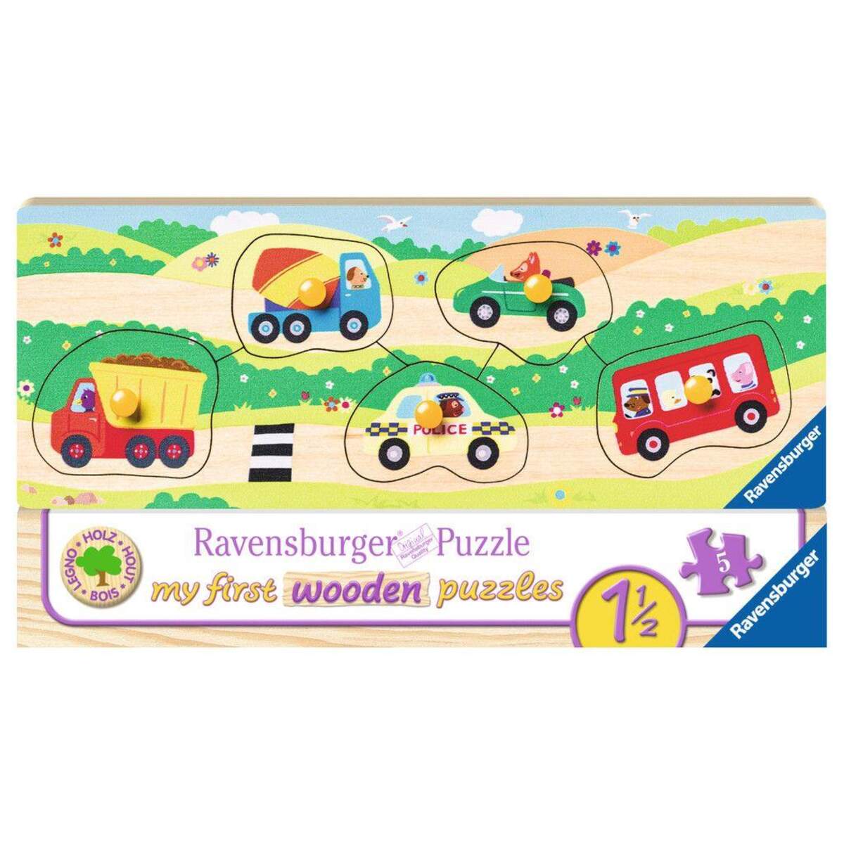Ravensburger Steckpuzzle Allererste Fahrzeuge