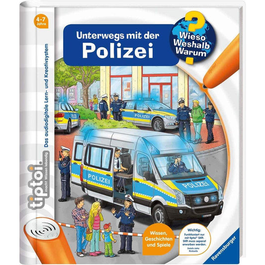 Ravensburger tiptoi Band 22: Unterwegs mit der Polizei - Wieso? Weshalb? Warum?