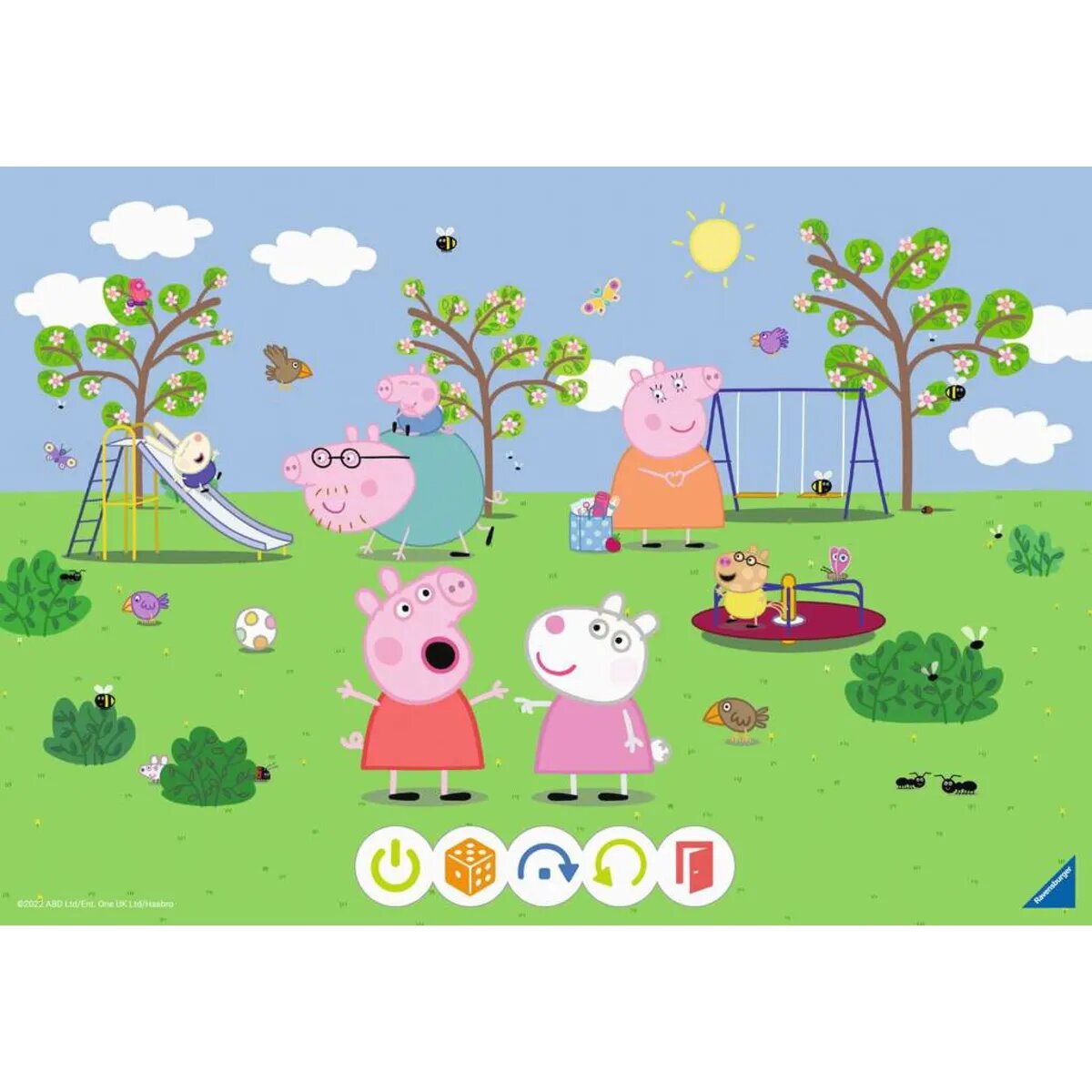 Ravensburger tiptoi® Puzzle für kleine Entdecker: Peppa Pig, 2 x 24 Teile