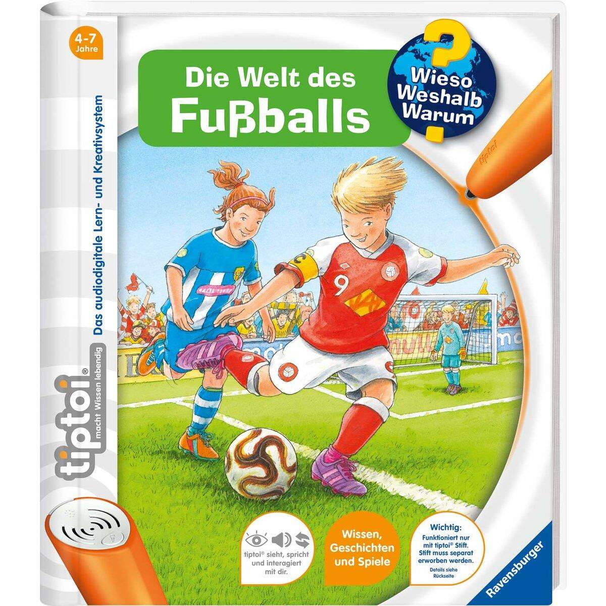 Ravensburger tiptoi® Wieso? Weshalb? Warum? Band 21: Die Welt des Fußballs