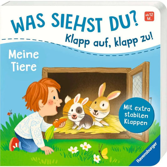 Ravensburger Was siehst du? Klapp auf, klapp zu! Meine Tiere