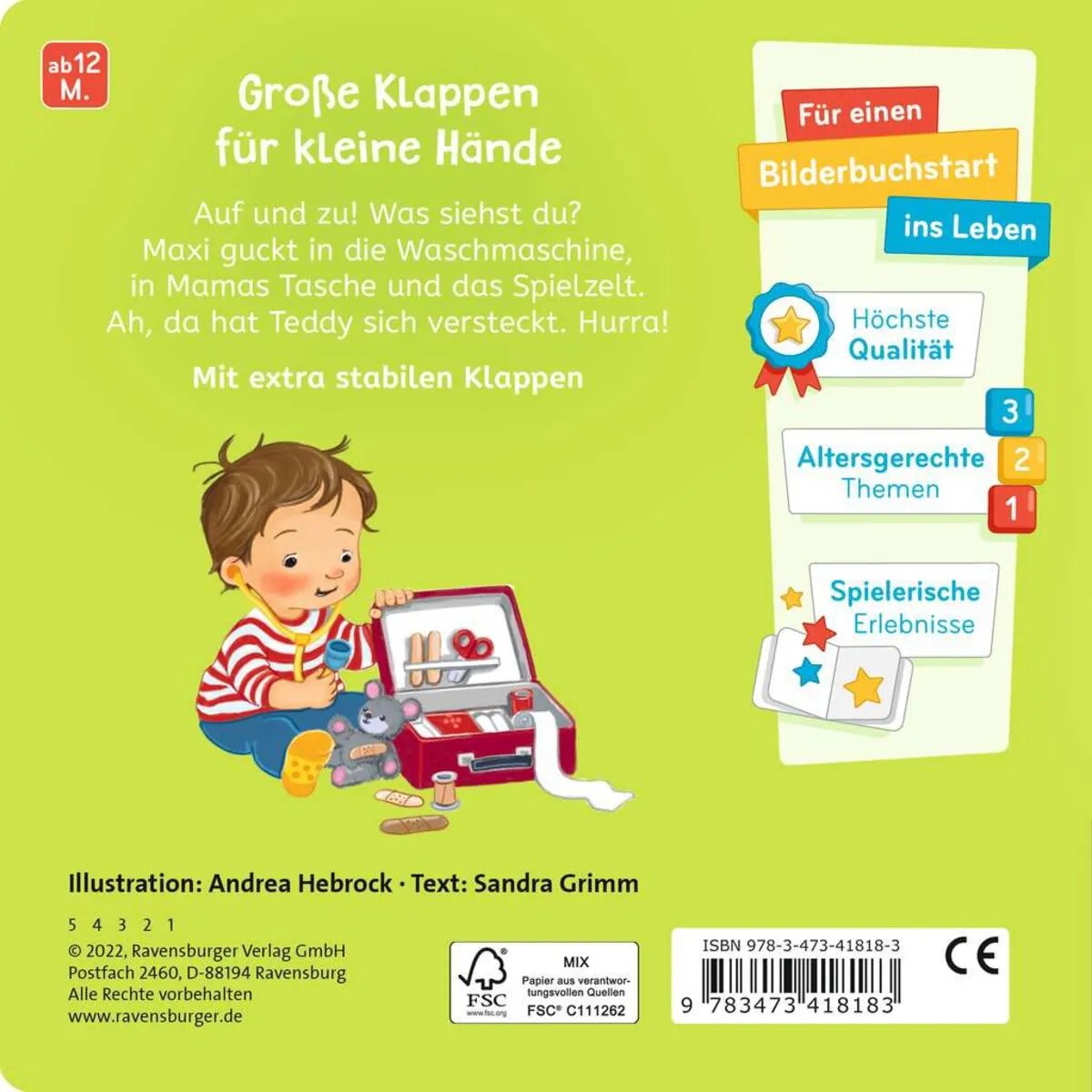 Ravensburger Was siehst du? Klapp auf, klapp zu! Mein Zuhause