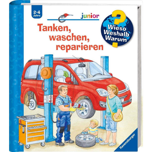 Ravensburger Wieso? Weshalb? Warum?jun69: Tanken, waschen, reparieren