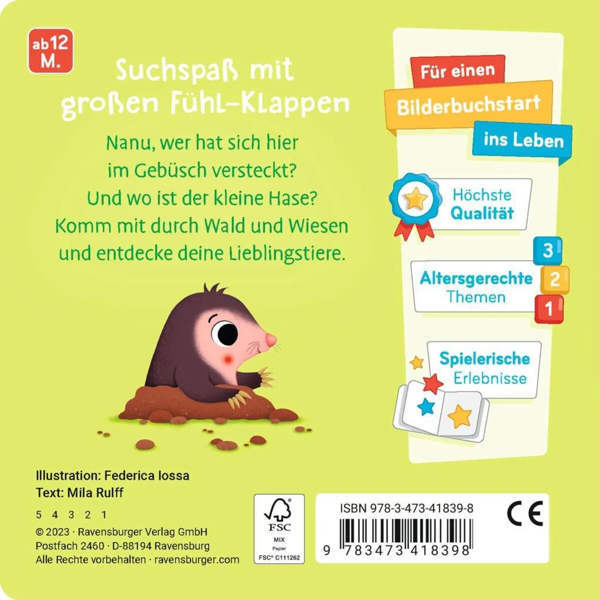 Ravensburger Wo bist du, kleiner Hase?
