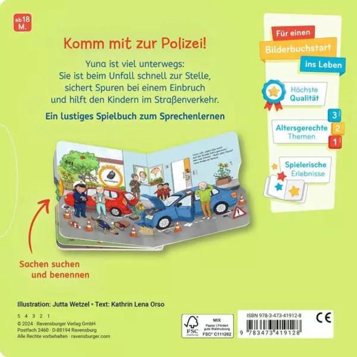 Ravensburger Wo ist bloß ...? Mein Polizei-Buch zum Sachen suchen