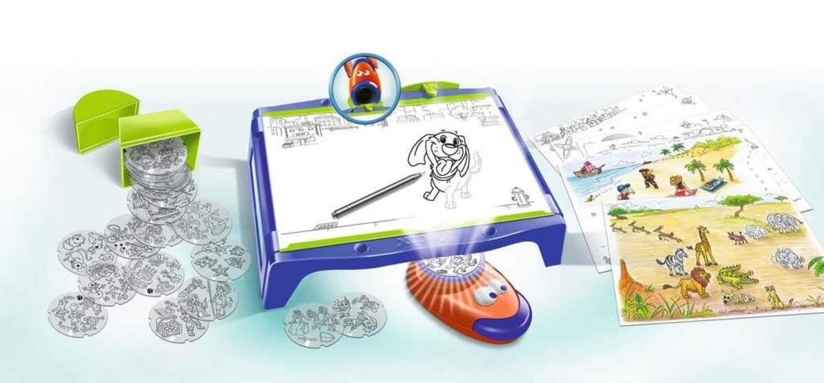Ravensburger Xoomy Maxi A4 18135 - Zeichnen lernen, Kreatives Zeichnen und Malen