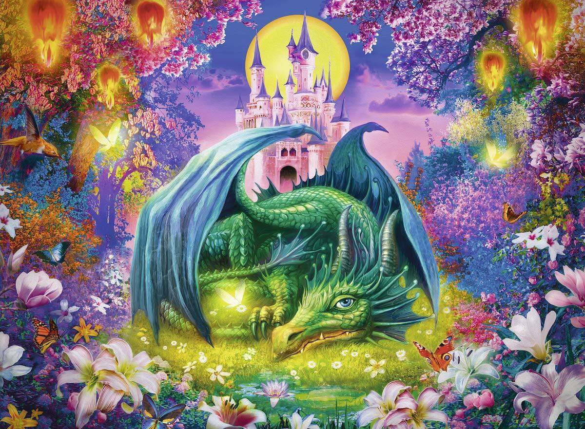 Ravensburger XXL Kinderpuzzle Mystischer Drachenwald, 300 Teile