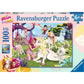 Ravensburger XXL Puzzle - Wahre Einhorn-Freundschaft, 100 Teile