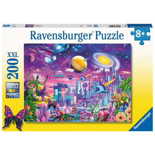 Ravensburger XXL Puzzle - Kosmische Stadt, 200 Teile